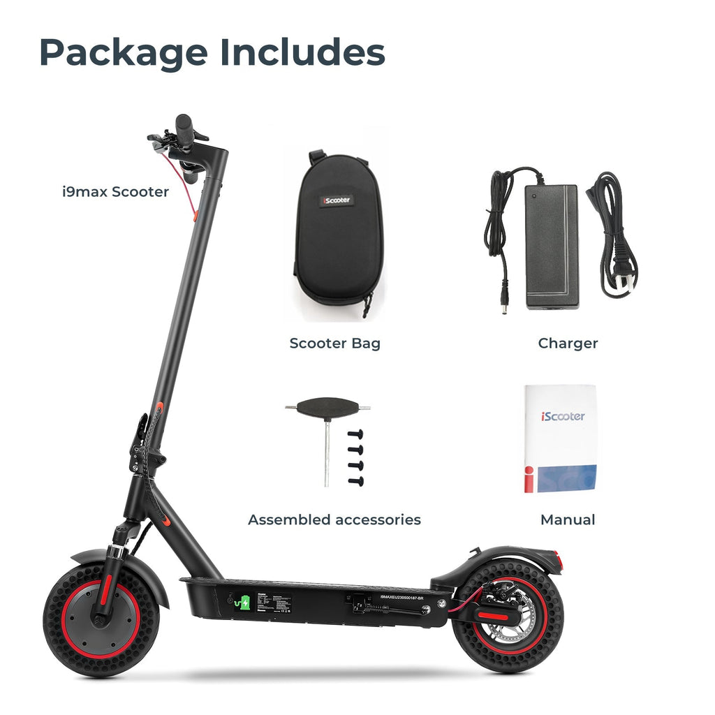 iScooter i9Max 500W Commuting Electric Scooter