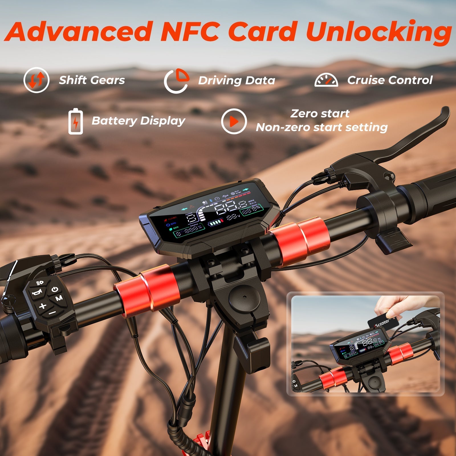 iScooter iX-Series 1200W Off Road Electric Scooter